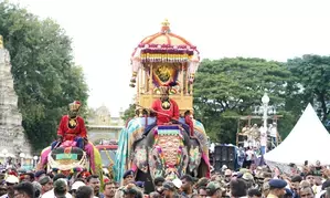 Dasara festival celebrated with grandeur in Mysuru city