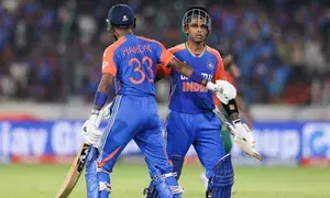 3rd T20I: Record-breaking India scale new heights with bat in Hyderabad
