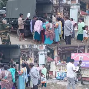 BSF introduce mobile outlets to provide essentials at affordable prices to people in violence-hit Manipur