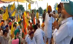 Farmers squat on railway tracks, national highways in Punjab over tardy paddy procurement