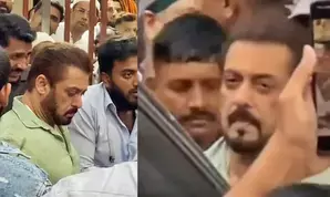 Salman Khan arrives at Baba Siddique’s surrounded by heavy security