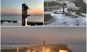 SpaceX aces Starship’s 5th test flight, makes historic catch of Super Heavy booster