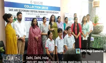 E-Waste Collection Hub at Mata Sundri College for Women: An Initiative of Panasonic India