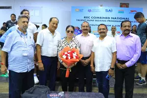 Mary Kom inspires future boxing stars at combined National Talent Hunt
