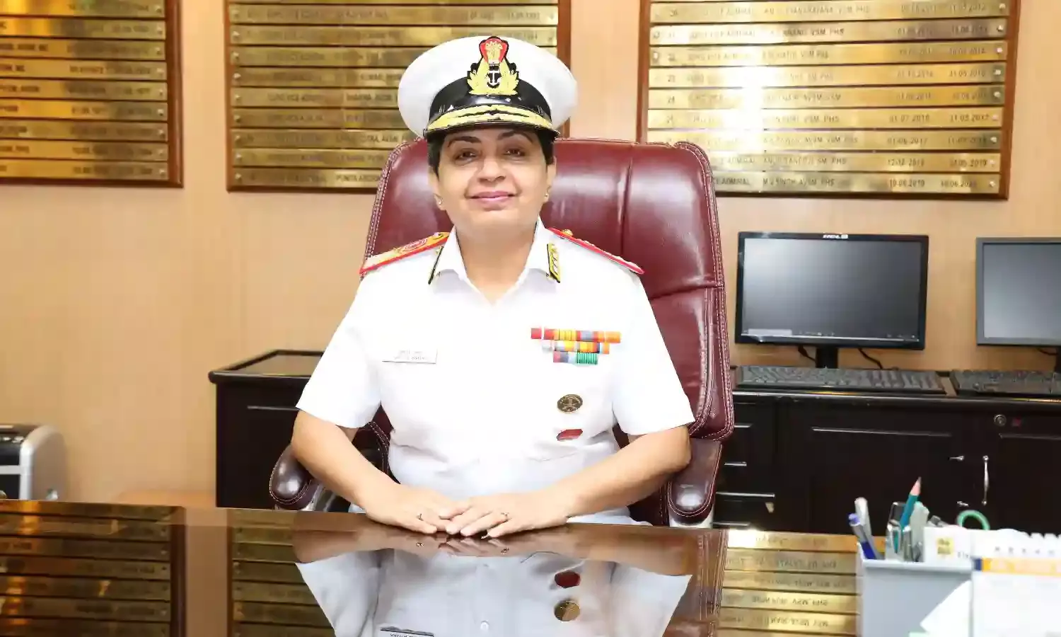 Surgeon Vice Admiral Kavita Sahai Assumes Charge as Director General Medical Services (Navy) Surgeon Vice Admiral Kavita Sahai Assumes Charge as Director General Medical Services (Navy)