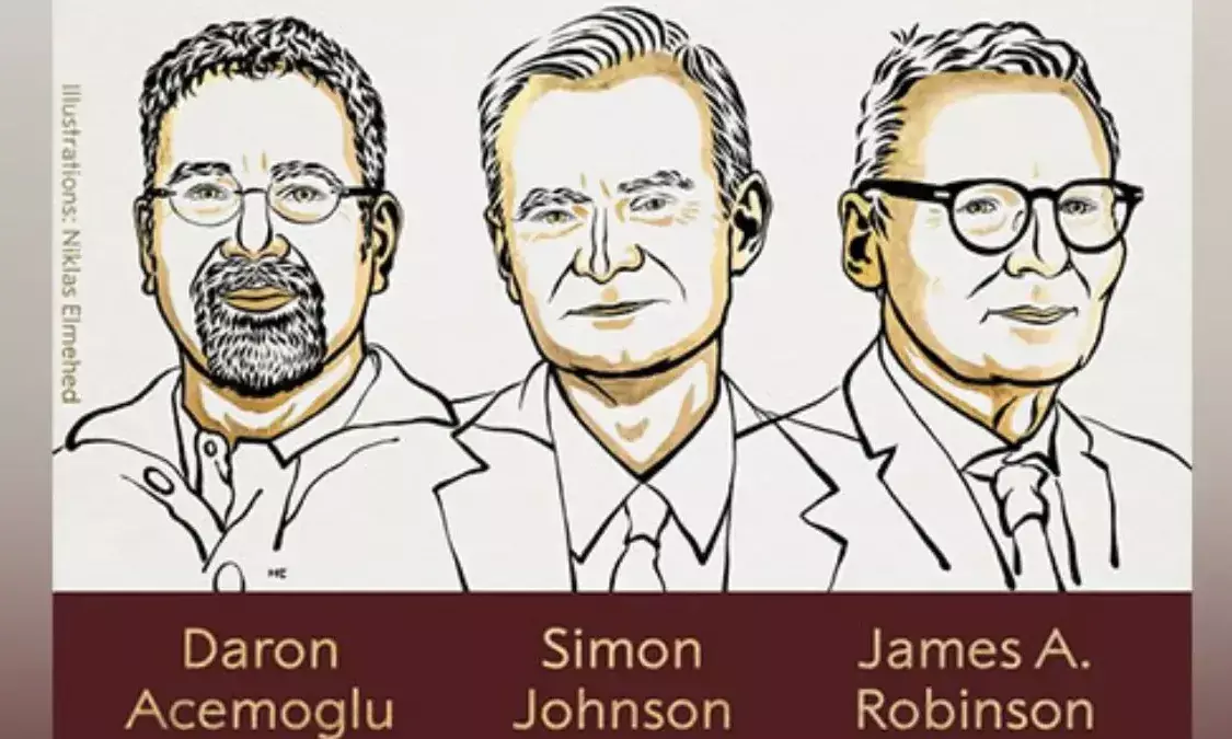 2024 Nobel Prize in Economics Awarded to Acemoglu, Johnson, and Robinson for Research on Institutions and Economic Prosperity
