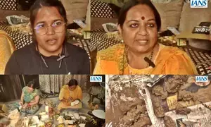 Vocal for local: Women crafting eco-friendly Ganesh, Lakshmi idols from cow dung ahead of Diwali