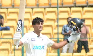 It’s a lovely wicket to bat, says Rachin Ravindra after scoring ton