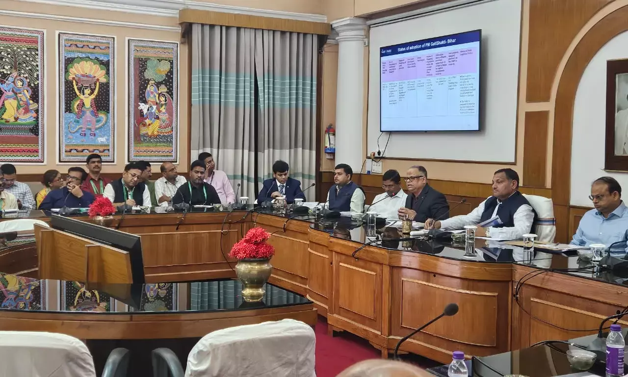 Bihar Chief Secretary Reviews PM GatiShakti Master Plan Progress and Land Revenue Data Integration