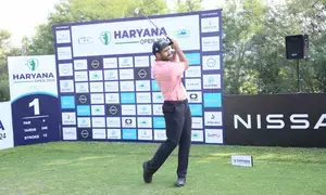 Golf: Pukhraj Singh Gill produces day’s best of 63 to storm into halfway lead at Haryana Open