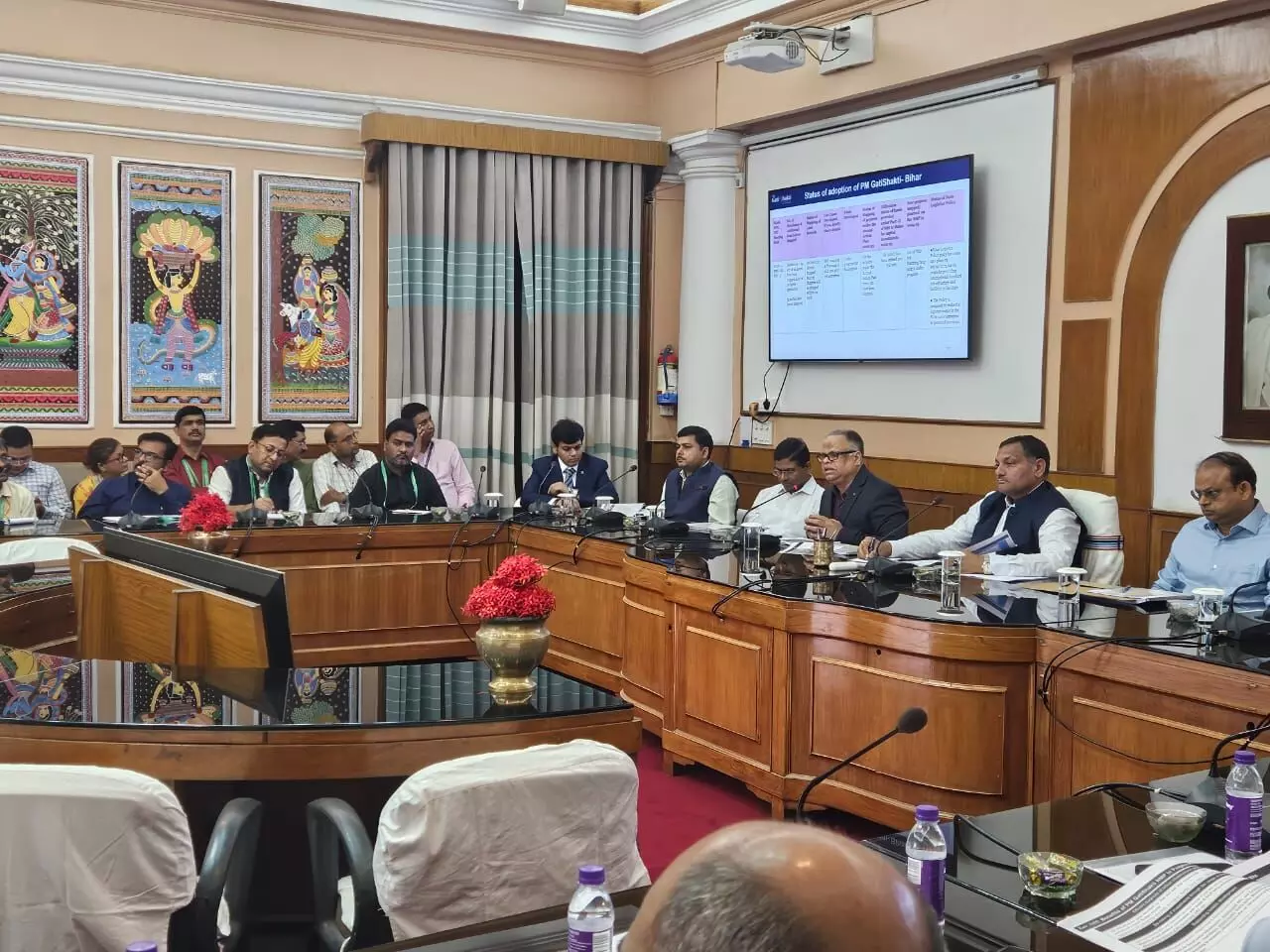 Bihar Chief Secretary Reviews PM GatiShakti Master Plan Progress and Land Revenue Data Integration Bihar Chief Secretary Reviews PM GatiShakti Master Plan Progress and Land Revenue Data Integration