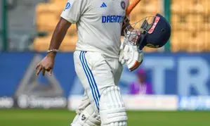 1st Test: Sarfaraz’s 150, Pant’s 99 take India past 400, extend lead to 82 runs