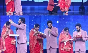 Sa Re Ga Ma Pa mentor Sachet Tandon fasts for wife Parampara on Karwa Chauth