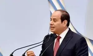 Egyptian president calls for political will, international pressure to restore regional security
