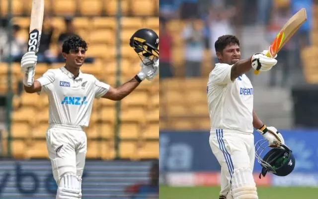 Sachin Tendulkar Lauds Rachin Ravindra and Sarfaraz Khan for Centuries in India-New Zealand Test Sachin Tendulkar Lauds Rachin Ravindra and Sarfaraz Khan for Centuries in India-New Zealand Test