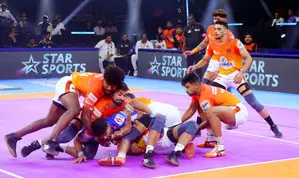 PKL Season 11: Defending champs Puneri Paltan romp to big win against Haryana Steelers in opener