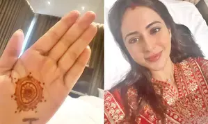 Rakul Preet Singh celebrates first Karva Chauth while on bed rest