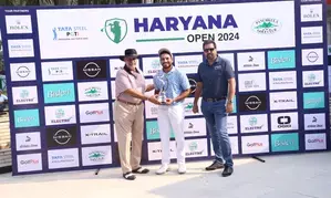 Haryana Open 2024: Varun Parikh edges out Rahil Gangjee in classic playoff encounter to win