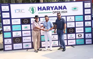 Haryana Open 2024: Varun Parikh edges out Rahil Gangjee in classic playoff encounter to win