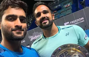 Arjun Kadhe/Rithvik Bollipalli win maiden ATP Tour title at Almaty Open