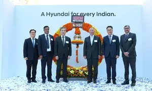 Hyundai Motor India shares slide more than 7 pc on first day of listing