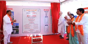 HM Amit Shah inaugurates five-storey BJP office in Gandhinagar