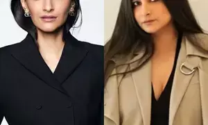 Sonam Kapoor stuns in all-black, Rhea Kapoor celebrates her style