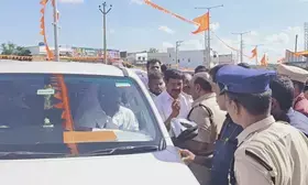 Tension during public hearing on Pharma Village in Telanganas Vikarabad district