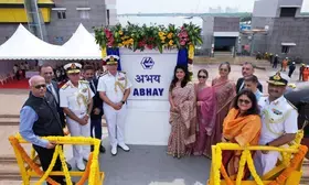 GRSE launches 7th Anti-Submarine Warfare Shallow Water Craft