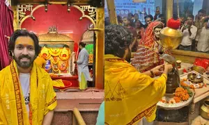 Vikrant Massey visits ‘Mahavir Mandir’ in Patna, following the teaser release of ‘The Sabarmati Report’