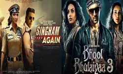 ‘Singham Again’ beats ‘Bhool Bhulaiyaa 3’ in advance bookings
