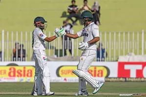3rd Test: Pakistan seize control in Rawalpindi with Saud Shakeels grit and spin attack