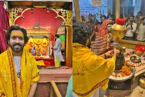 Vikrant Massey visits ‘Mahavir Mandir’ in Patna, following the teaser release of ‘The Sabarmati Report’ Vikrant Massey visits ‘Mahavir Mandir’ in Patna, following the teaser release of ‘The Sabarmati Report’