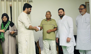 Bihar: Shahabuddins wife Hina Shahab, son Osama join RJD