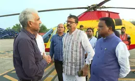 Odisha CM conducts aerial survey in cyclone-affected areas