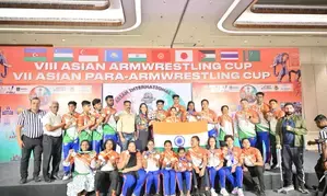 India finish runners-up in Asian ArmWrestling Cup 2024 with 223 medals