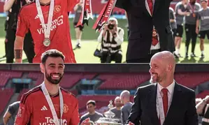 Football: Skipper Bruno urges Man Utd fans ‘to keep’ good memories of Erik Ten Hag