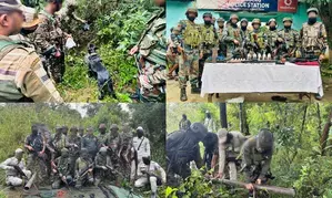 Manipur: Security forces seize huge cache of arms, ammunition