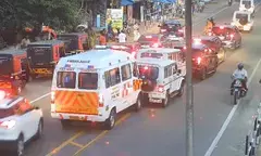 Five vehicles in Pinarayi Vijayan’s convoy collide as pilot jeep saves scooterist