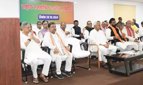 Nitish Kumar Targets Over 220 Seats in Bihar as NDA Showcases Unity Ahead of Assembly Elections