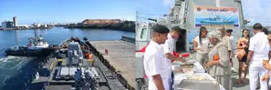 INS Talwar interacts with French Navy at La Reunion island in Indian Ocean