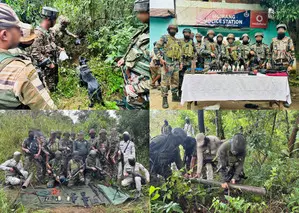 Manipur: Security forces seize huge cache of arms, ammunition