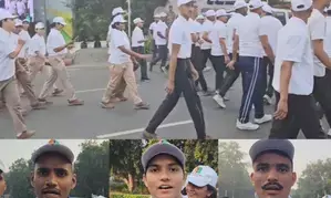 Delhi Police trainees run for unity, honour Sardar Patel legacy