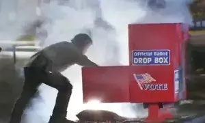 Drop box fires destroy hundreds of ballots in Oregon, Washington ahead of Prez poll