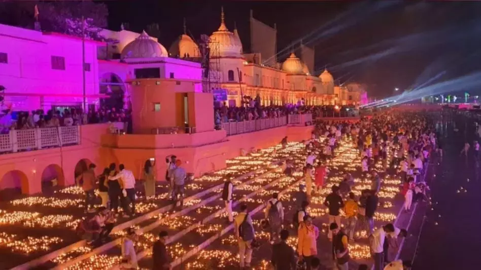 Historic Diwali Celebrations in Ayodhya Mark the First Festival Since the Consecration of the Grand Ram Mandir Historic Diwali Celebrations in Ayodhya Mark the First Festival Since the Consecration of the Grand Ram Mandir