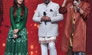 Tanishka surprises her father Sachin Sanghvi of Sachin-Jigar on ‘Sa Re Ga Ma Pa’ set