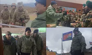 In Diwali celebration on Arunachal border, Rijiju has brief encounter with Chinese troops