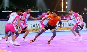 Ajit Chavan stars as U Mumba clinch thrilling win vs Jaipur Pink Panthers