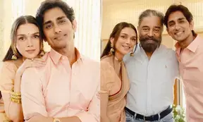 Aditi Rao, Siddharth share heartwarming moments with Kamal Haasan and Mani Ratnam