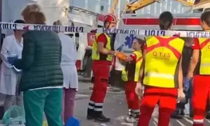 Eight killed in railway station awning collapse in Serbia